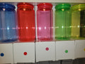 16oz Acrylic Single Wall Tumbler with Matching Lid and Plastic Straw