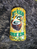 RTS - Green Bay Packers SNOW GLOBE 16oz Glass Tumbler