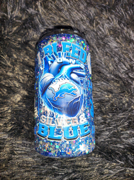 RTS - DETROIT LIONS GLASS SNOW GLOBE TUMBLER