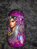 RTS - Tattoo Girl #6 SNOW GLOBE 16oz Glass Tumbler