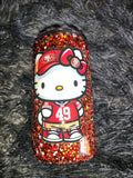 RTS - Hello Kitty 49ers SNOW GLOBE 16oz Glass Tumbler