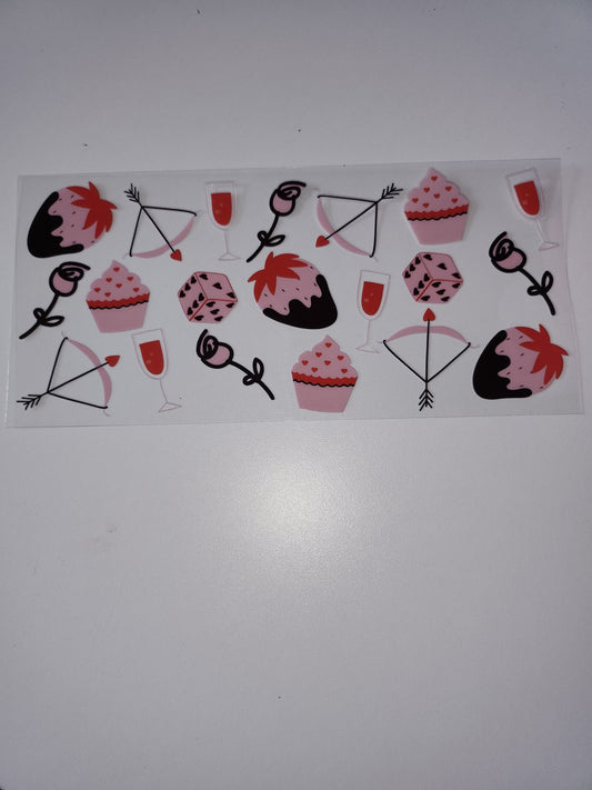 Valentine's Day Wraps 16 oz