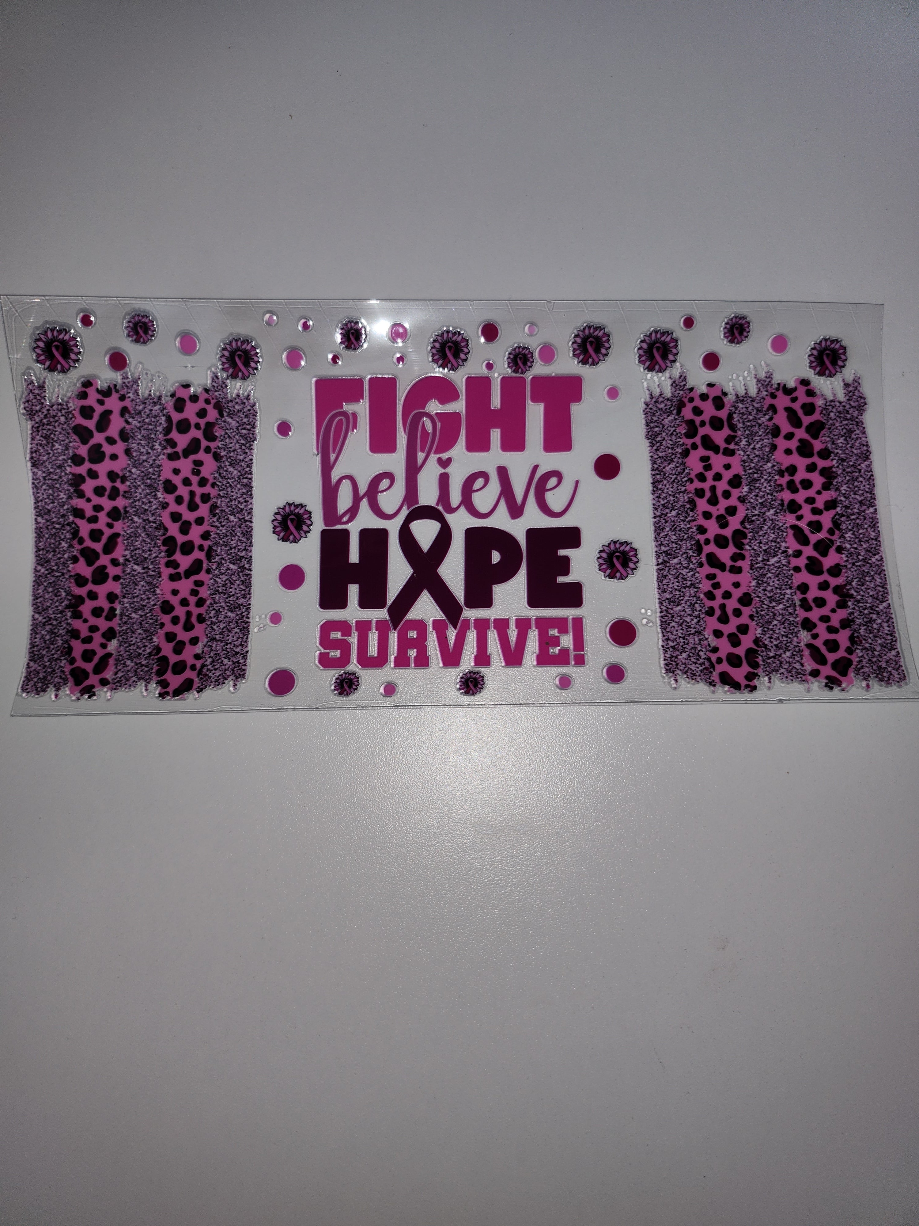 Cancer Ribbons 16oz