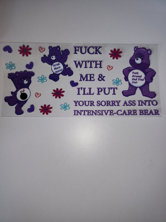 Swear Bear Wraps 16oz