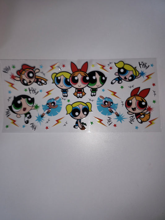 Power Puff Girl Wraps 16oz