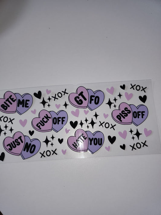 Valentines Day 16oz Wraps