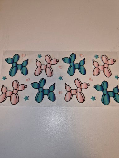 Balloon Dog 16oz Wraps