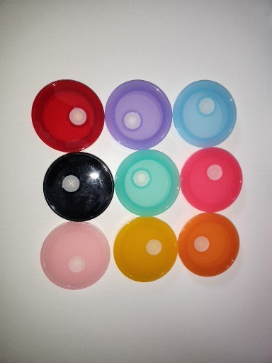 Colored Acrylic Lids for 16 oz Tumblers